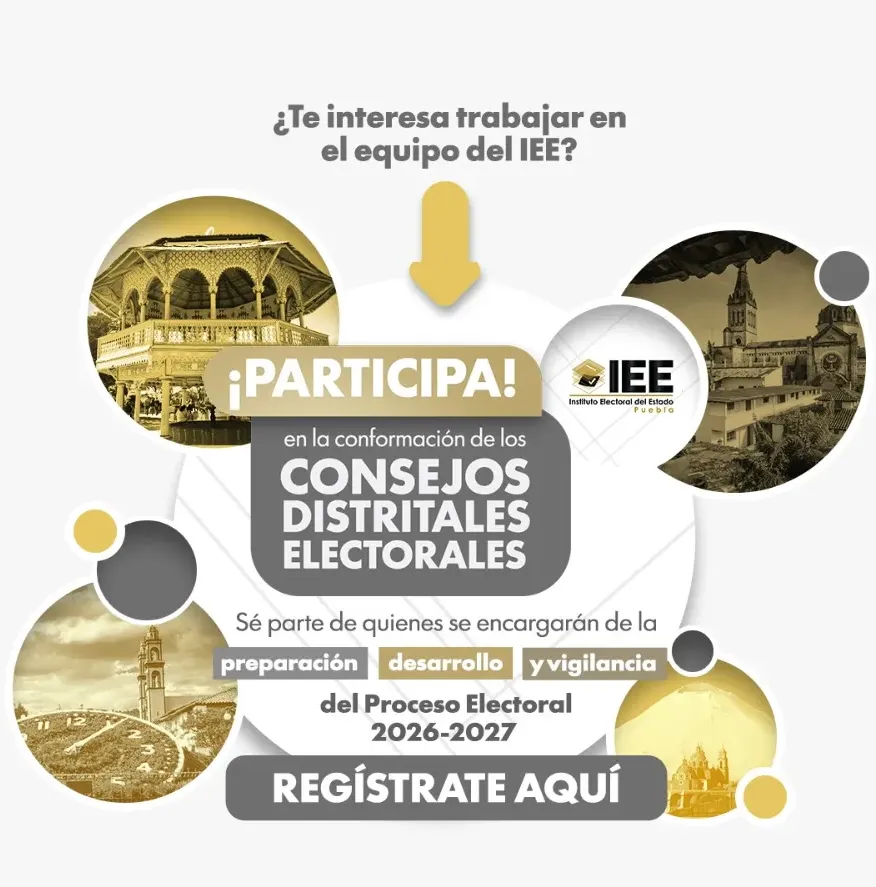 Convocatoria para integrar los Consejos Distritales Electorales del Proceso Electoral 2026-2027